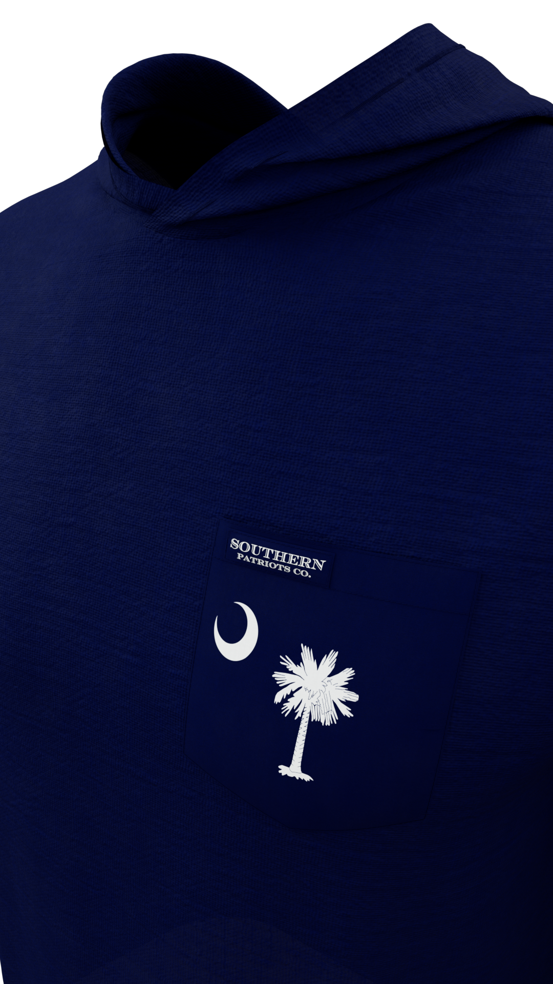 Navy Blue Palmetto Tree