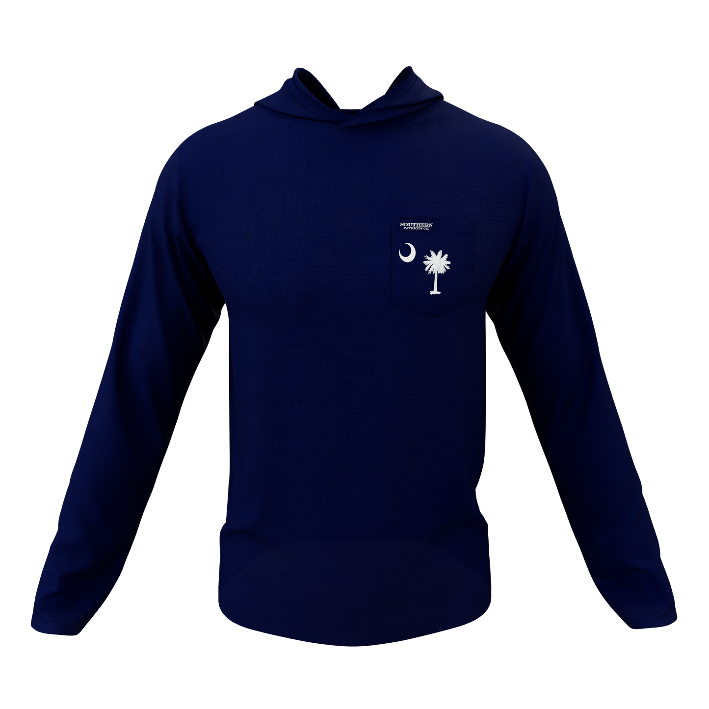 Navy Blue Palmetto Tree
