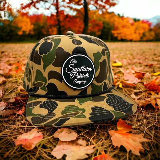 Old School Camo Rope Hat