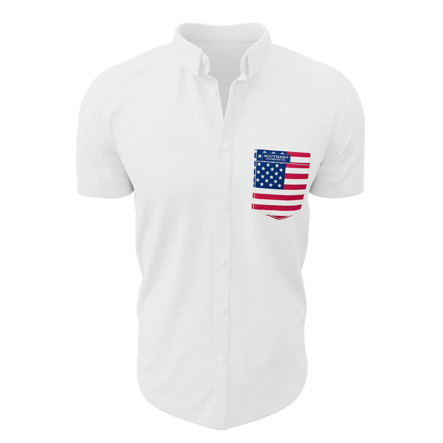 White American Flag