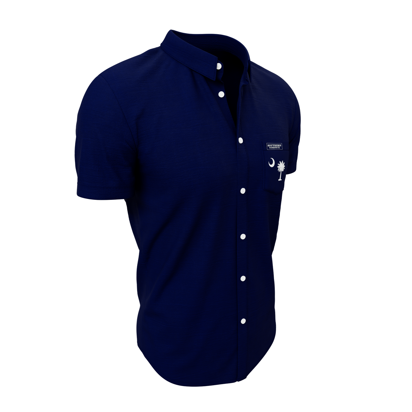 Navy Blue Palmetto Tree