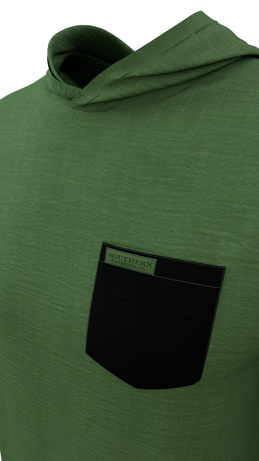 Loden Green & Black Pocket