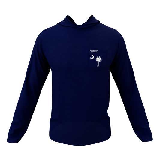 Navy Blue Palmetto Tree