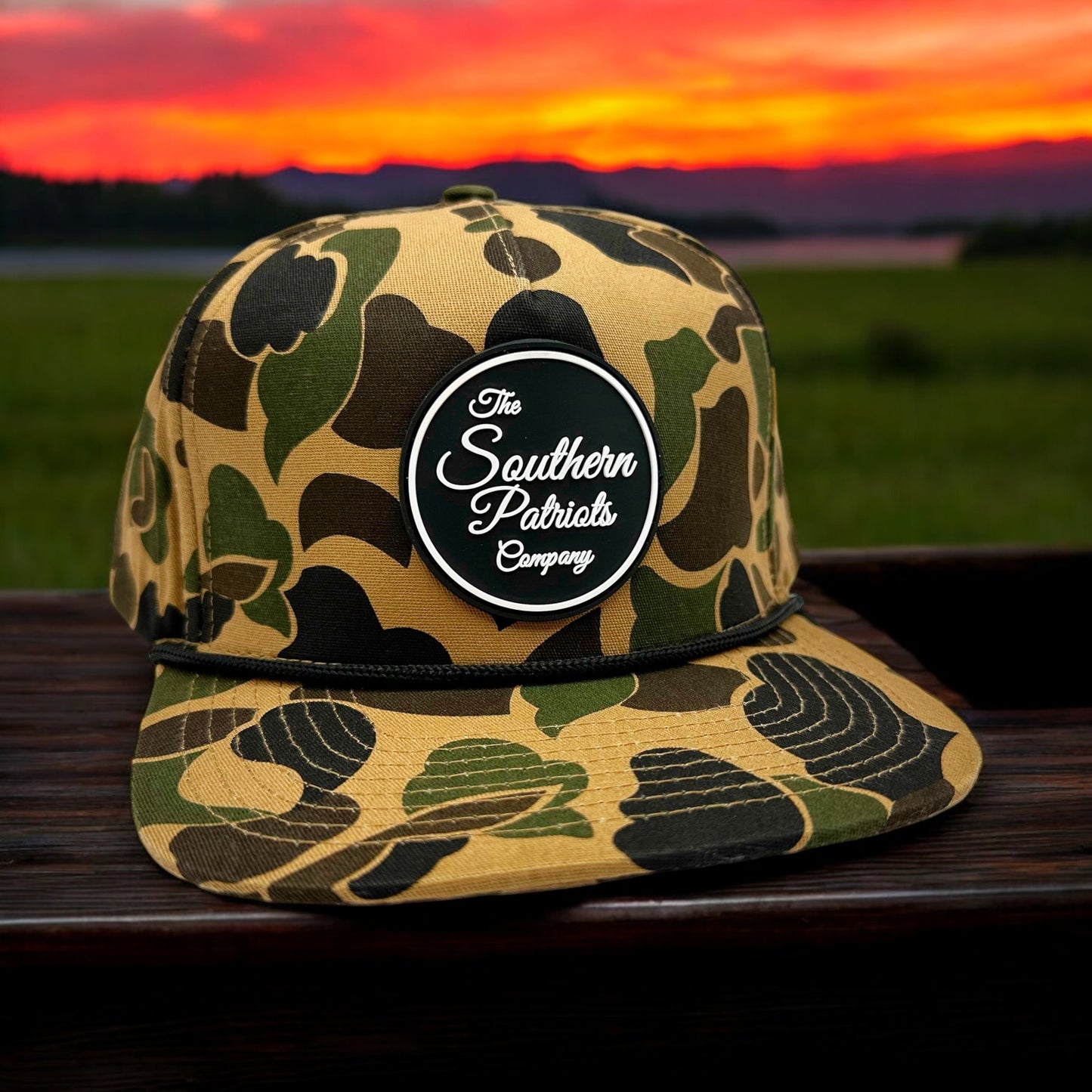 Old School Camo Rope Hat