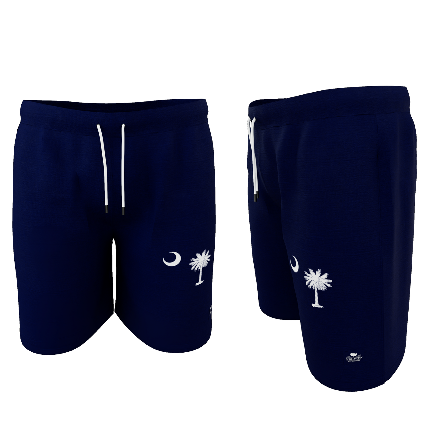 Navy Blue Palmetto Tree