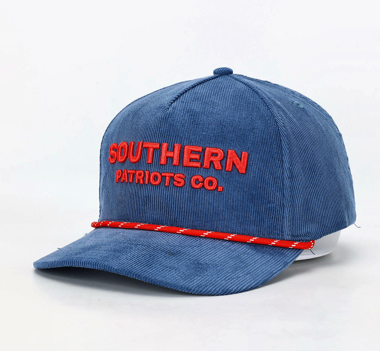 Blue & Red Corduroy
