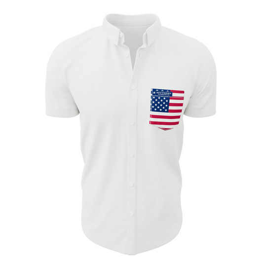 White American Flag