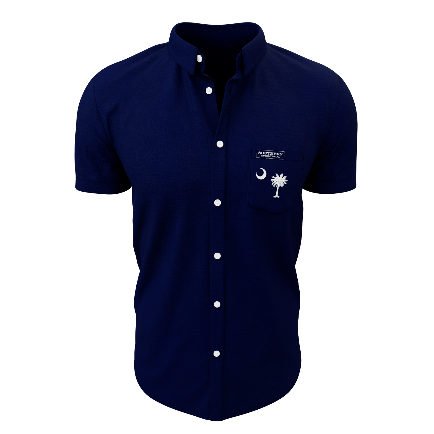 Navy Blue Palmetto Tree