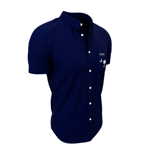 Navy Blue Palmetto Tree