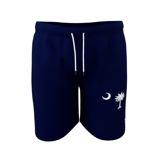 Navy Blue Palmetto Tree