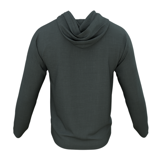 Charcoal Gray & White Pocket
