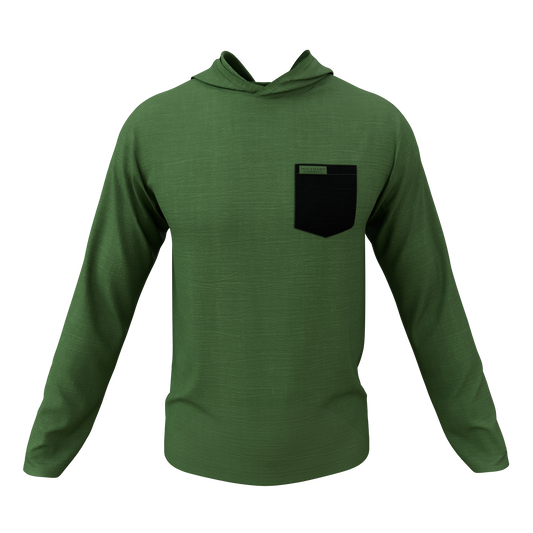 Loden Green & Black Pocket