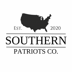 Southern Patriots Co. Logo with the United States Outline and Established 2020 on it.